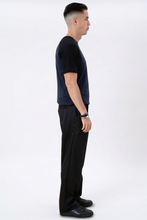 Load image into Gallery viewer, Basic raglan T-shirt - Black-Navy
