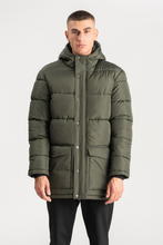Afbeelding in Gallery-weergave laden, Long Puffer Jacket - Olive
