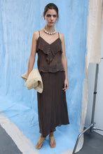 Load image into Gallery viewer, Danira Midi Skirt - Slate Black
