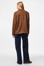 Load image into Gallery viewer, Rakel Brushed Outerwear Blazer - Downtown Brown
