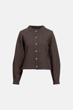 Carica l'immagine nel visualizzatore di Gallery, Zari Knit Cardigan - Seal Brown Melange
