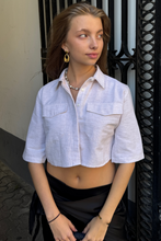 Load image into Gallery viewer, Noemi Short Shirt - White
