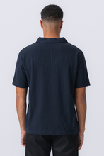 Load image into Gallery viewer, Atlas Textured Polo - Navy
