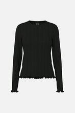 Load image into Gallery viewer, Marie O-Neck Poin Top - Black
