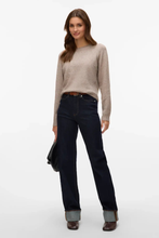 Load image into Gallery viewer, Doffy O-Neck Blouse - Moon Rock Melange
