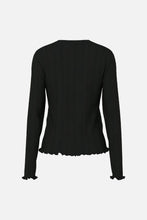 Load image into Gallery viewer, Marie O-Neck Poin Top - Black
