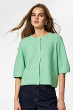 Carregar imagem no visualizador da galeria, Silly O-Neck Knit Cardigan - Sprucestone Melange
