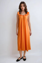 Load image into Gallery viewer, Zora Midi Dress - Sun Orange
