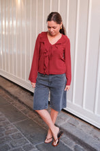 Load image into Gallery viewer, Alba Blouse - Burgundy
