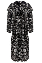 Charger l&#39;image dans la galerie, Robe Amelia - Black Flowed
