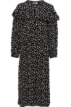Charger l&#39;image dans la galerie, Robe Amelia - Black Flowed
