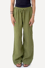 Load image into Gallery viewer, Astrid Linen Pants - Olive
