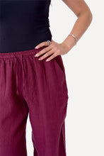 Load image into Gallery viewer, Astrid Linen Pants - Red
