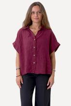 Afbeelding in Gallery-weergave laden, Astrid Linen Shirt - Red
