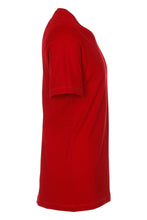 Carregar imagem no visualizador da galeria, T-shirt básica com decote em V - Vermelho
