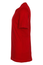 Carregar imagem no visualizador da galeria, T-shirt básica com decote em V - Vermelho

