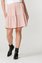 Cargar imagen en el visor de la galería, Mini falda suave básica - Misty Rose
