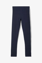 Charger l&#39;image dans la galerie, Leggings de base en coton - marine
