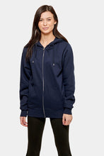 Load image into Gallery viewer, Basic zip hoodie - Dark Navy
