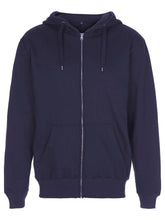 Load image into Gallery viewer, Basic zip hoodie - Dark Navy
