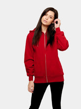 Load image into Gallery viewer, Basic zip hoodie - Red
