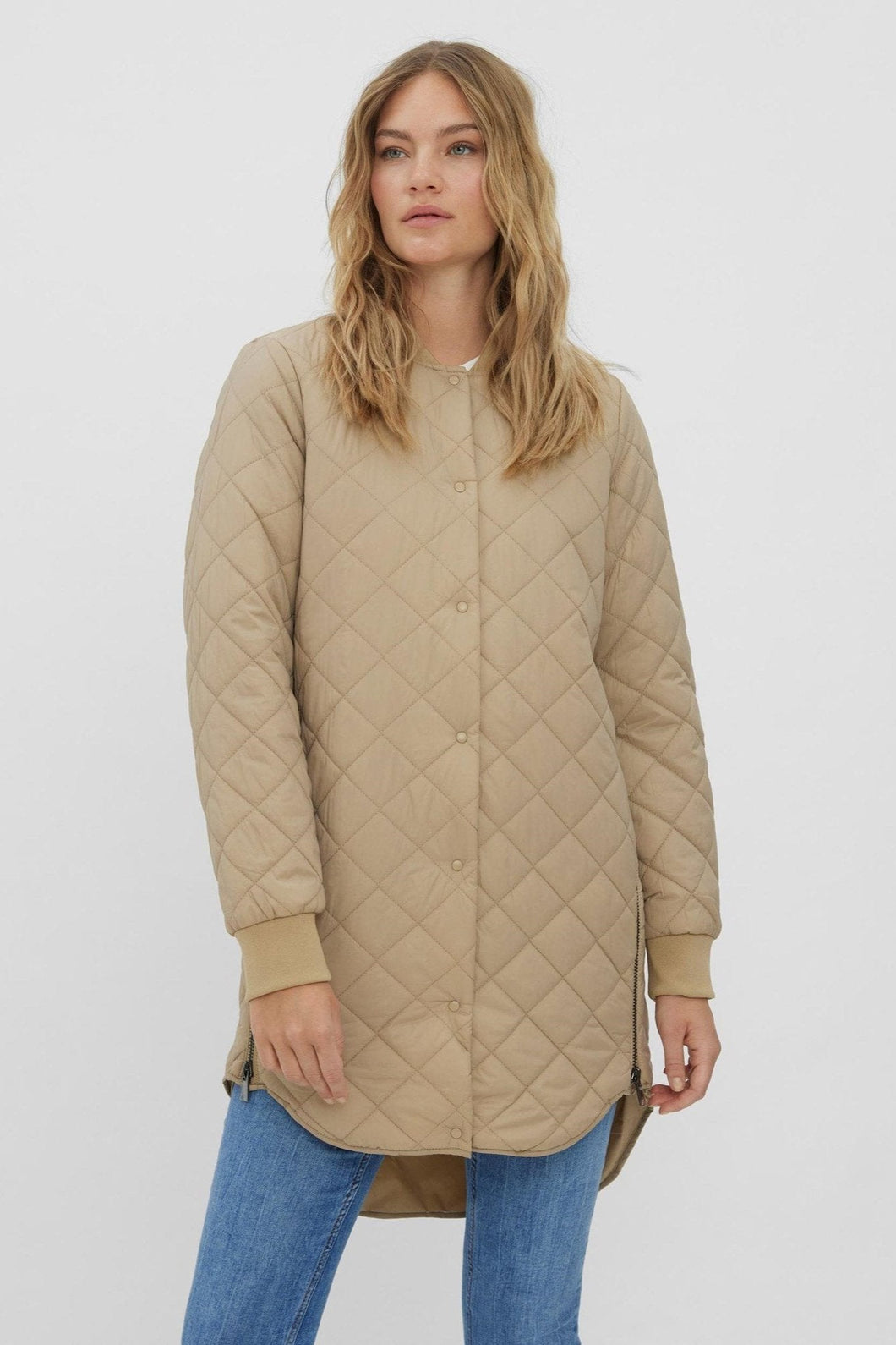 Hayle 3/4 Veste - Beige