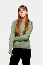 Load image into Gallery viewer, Soft Doffy Knit - Fit Green Melange
