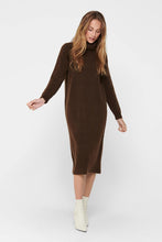 Load image into Gallery viewer, Brandie Roll Neck Dress - Chicory Coffee
