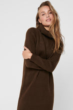 Load image into Gallery viewer, Brandie Roll Neck Dress - Chicory Coffee
