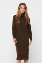 Load image into Gallery viewer, Brandie Roll Neck Dress - Chicory Coffee
