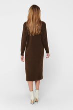 Load image into Gallery viewer, Brandie Roll Neck Dress - Chicory Coffee
