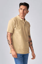 Carica l&#39;immagine nel visualizzatore di Gallery, Shirt polo di grandi dimensioni- kaki-
