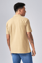 Carica l&#39;immagine nel visualizzatore di Gallery, Shirt polo di grandi dimensioni- kaki-
