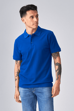Afbeelding in Gallery-weergave laden, Oversized polo - blauw

