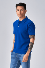 Afbeelding in Gallery-weergave laden, Oversized polo - blauw
