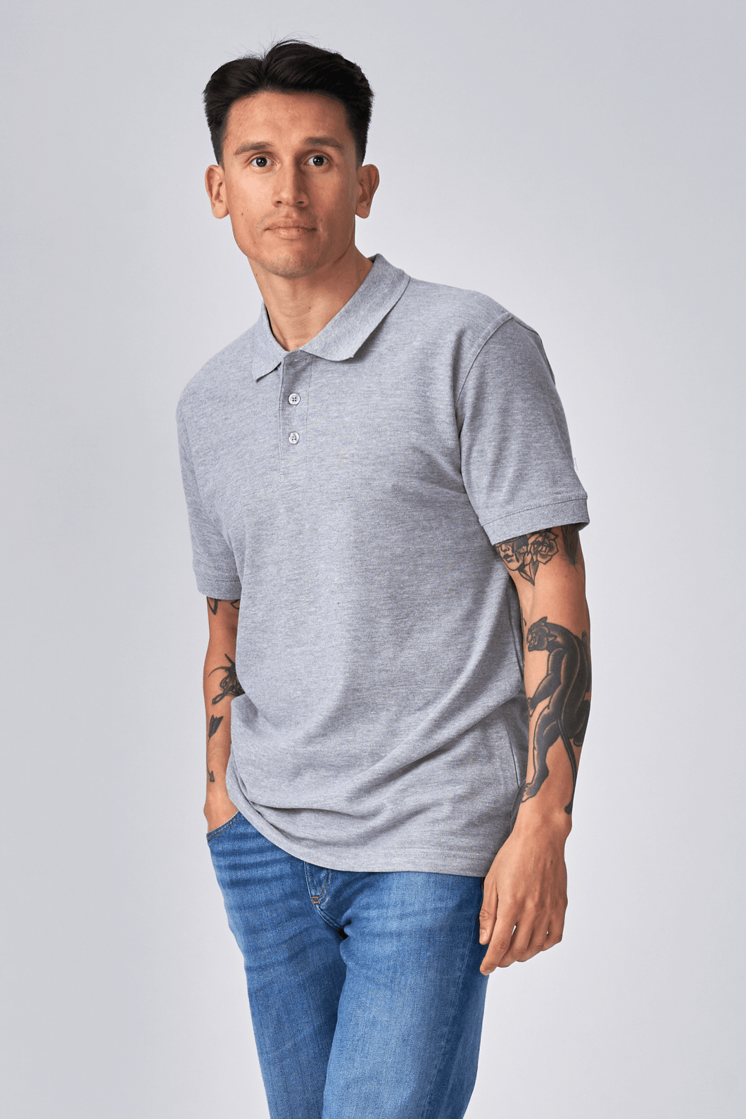 Oversized Polo - Gray
