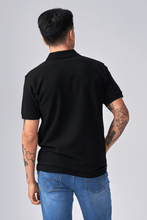 Afbeelding in Gallery-weergave laden, Oversized polo - zwart
