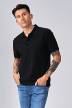Afbeelding in Gallery-weergave laden, Oversized polo - zwart
