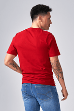 Charger l&#39;image dans la galerie, T-shirt de base organique - rouge
