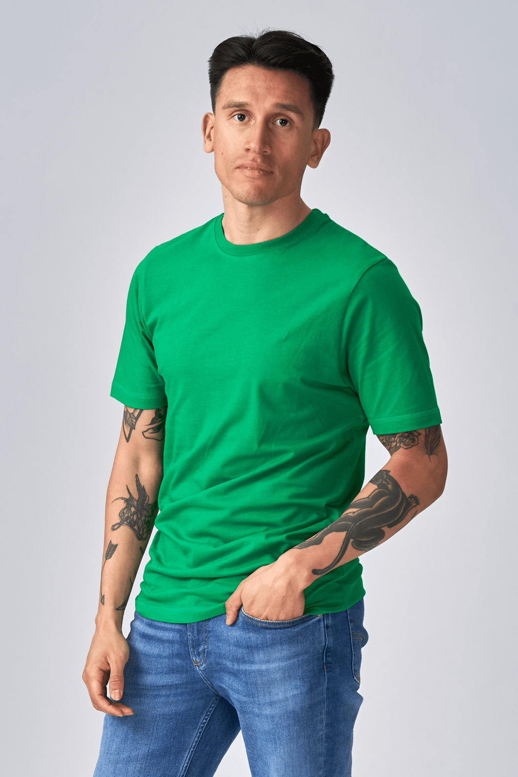 Organic Basic T -shirt - Green