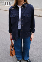Load image into Gallery viewer, Clara Twill Shirt - Navy

