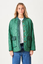 Charger l'image dans la galerie, Quilted Block Jacket - Green
