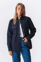 Load image into Gallery viewer, Clara Twill Shirt - Navy
