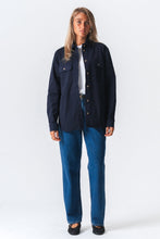 Load image into Gallery viewer, Clara Twill Shirt - Navy
