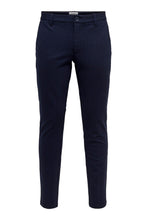 Carica l&#39;immagine nel visualizzatore di Gallery, Pantaloni a strisce Mark - Rosin/Dark Navy
