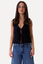 Afbeelding in Gallery-weergave laden, Linen Vest - Black
