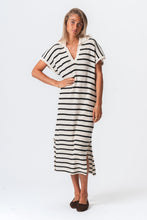 Load image into Gallery viewer, Victoria Dress - White/Black
