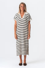 Load image into Gallery viewer, Victoria Dress - White/Black
