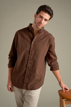 Load image into Gallery viewer, Linen Shirt - Coffee

