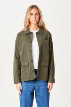 Charger l'image dans la galerie, Twill Shacket - Dark Olive
